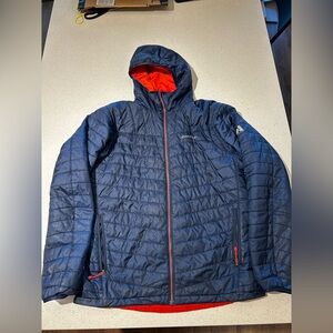 Eddie Bauer Reversible Down Hooded Jacket